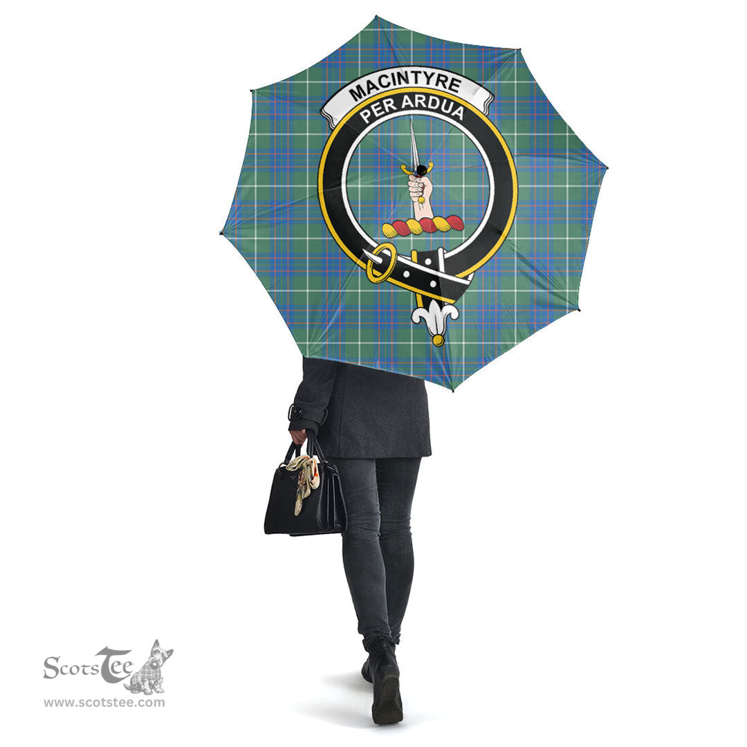 Scottish MacIntyre Hunting Ancient Clan Tartan Umbrella - Crest Classic Scottish Plaid Tartan Plaid