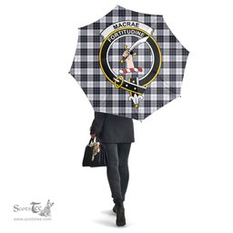 Scottish MacRae Dress Modern Clan Tartan Umbrella - Crest Classic Scottish Plaid Tartan Plaid