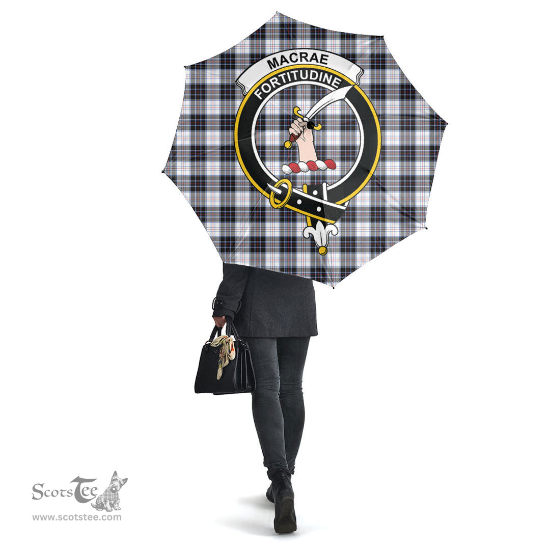 Scottish MacRae Dress Modern Clan Tartan Umbrella - Crest Classic Scottish Plaid Tartan Plaid