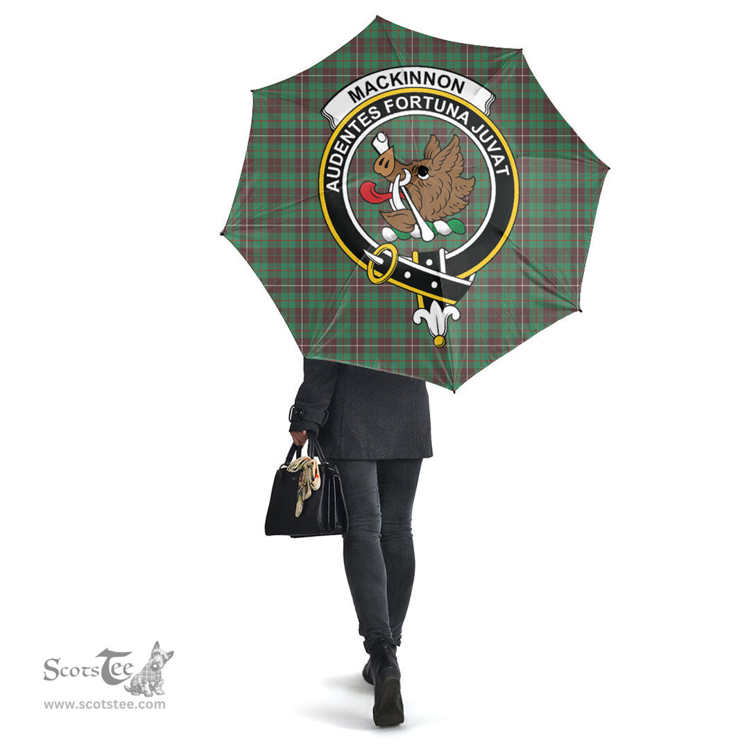Scottish MacKinnon Hunting Ancient Clan Tartan Umbrella - Crest Classic Scottish Plaid Tartan Plaid
