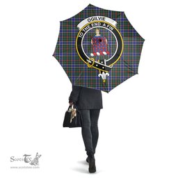 Scottish Ogilvie Hunting Modern Clan Tartan Umbrella - Crest Classic Scottish Plaid Tartan Plaid