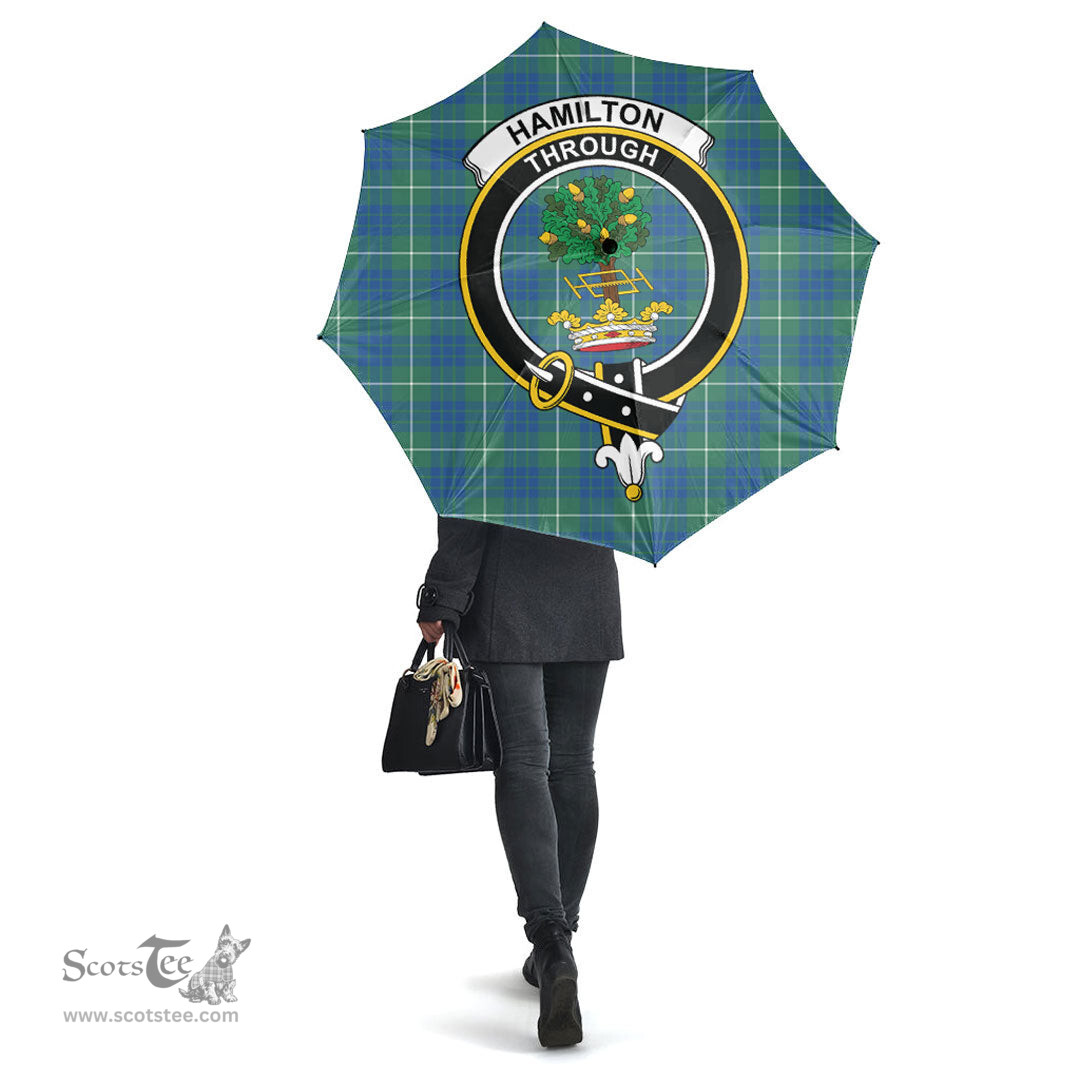 Scottish Hamilton Hunting Ancient Clan Tartan Umbrella - Crest Classic Scottish Plaid Tartan Plaid