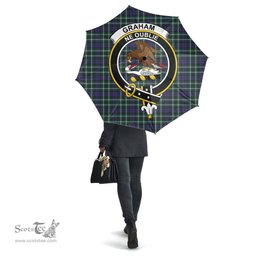Scottish Graham of Montrose Modern Clan Tartan Umbrella - Crest Classic Scottish Plaid Tartan Plaid