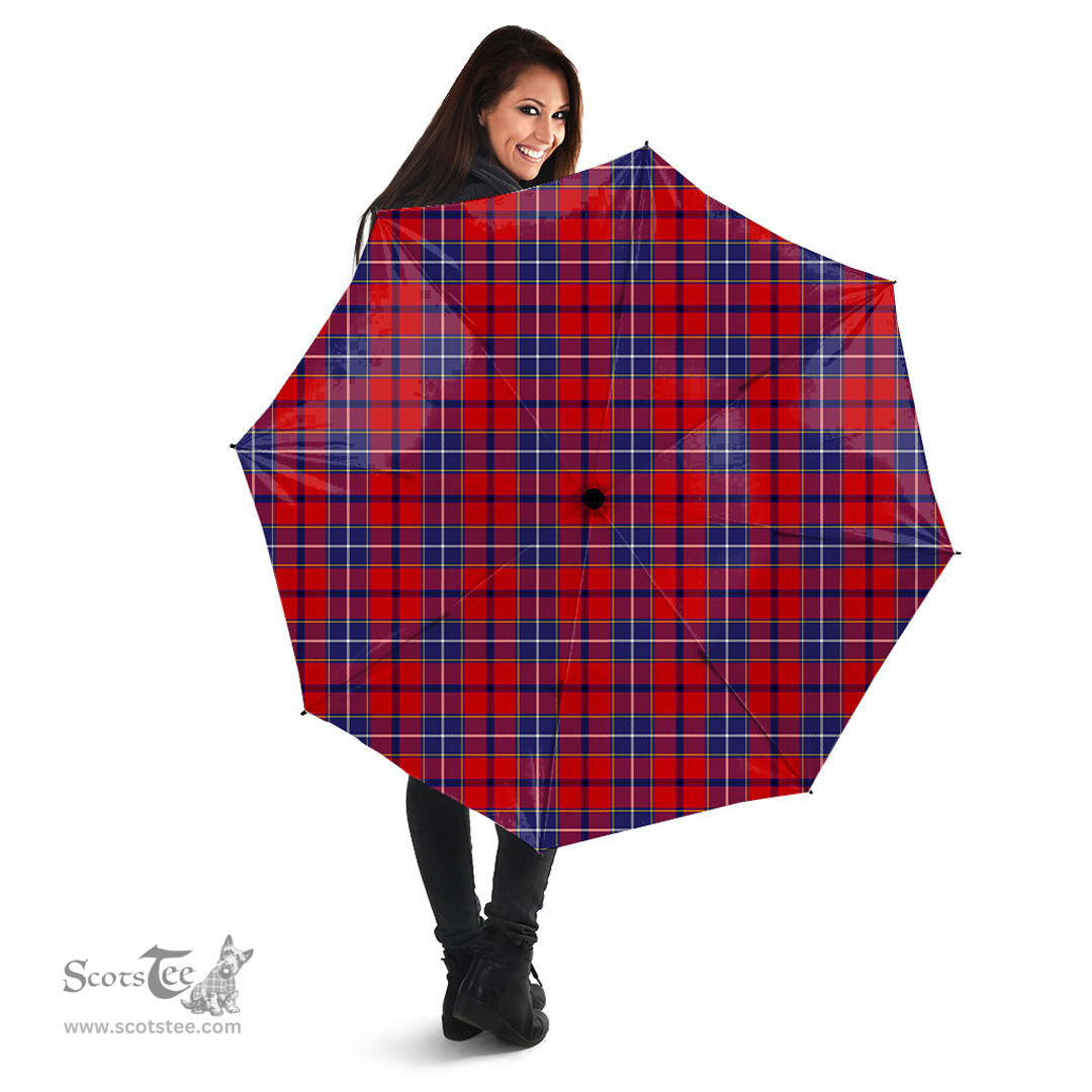 Scottish Wishart Dress Clan Tartan Umbrella - Classic Scottish Plaid Tartan Plaid