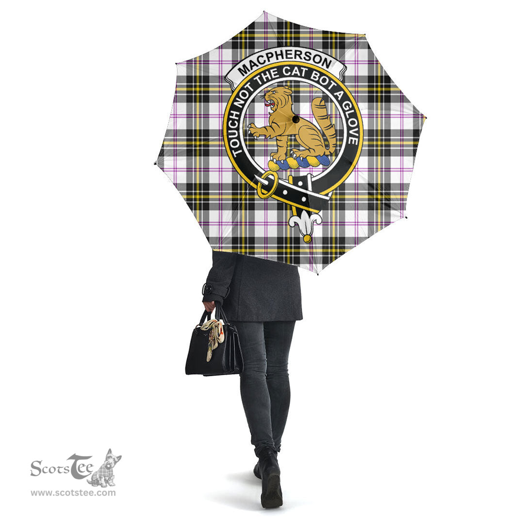 Scottish MacPherson Dress Modern Clan Tartan Umbrella - Crest Classic Scottish Plaid Tartan Plaid