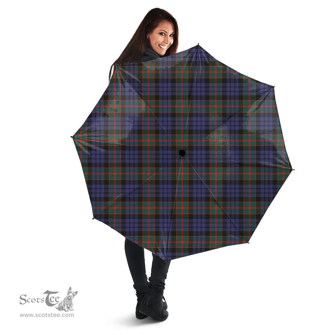 Scottish Fletcher of Dunans Clan Tartan Umbrella - Classic Scottish Plaid Tartan Plaid