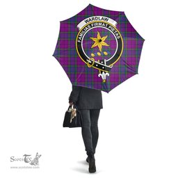Scottish Wardlaw Modern Clan Tartan Umbrella - Crest Classic Scottish Plaid Tartan Plaid
