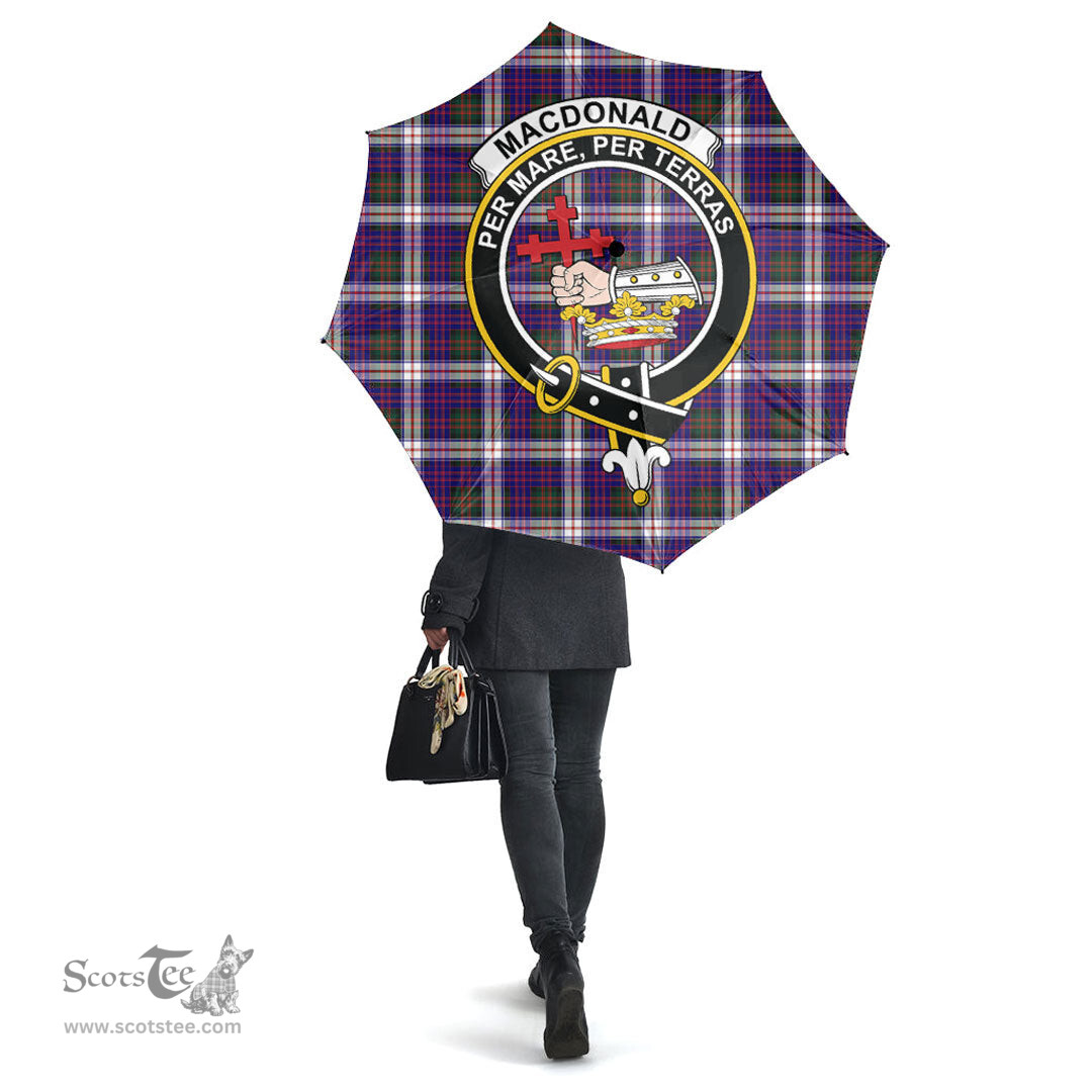 Scottish MacDonald Dress Modern Clan Tartan Umbrella - Crest Classic Scottish Plaid Tartan Plaid