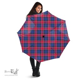 Scottish Graham of Menteith Red Clan Tartan Umbrella - Classic Scottish Plaid Tartan Plaid