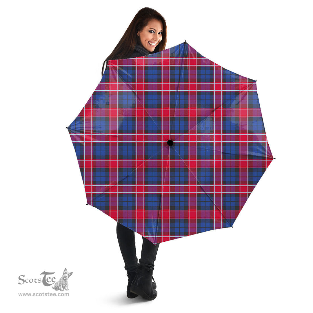 Scottish Graham of Menteith Red Clan Tartan Umbrella - Classic Scottish Plaid Tartan Plaid