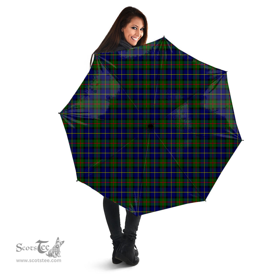 Scottish MacLeod of Harris Modern Clan Tartan Umbrella - Classic Scottish Plaid Tartan Plaid