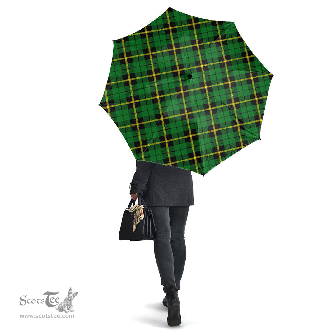 Scottish Wallace Hunting Green Clan Tartan Umbrella - Classic Scottish Plaid Tartan Plaid