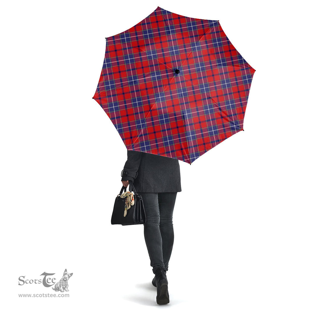 Scottish Wishart Dress Clan Tartan Umbrella - Classic Scottish Plaid Tartan Plaid