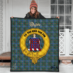 Scottish Ogilvie Hunting Ancient Clan Tartan Quilt - Crest Gold Style Scottish Plaid Tartan Plaid