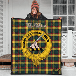 Scottish MacMillan Old Modern Clan Tartan Quilt - Crest Gold Style Scottish Plaid Tartan Plaid