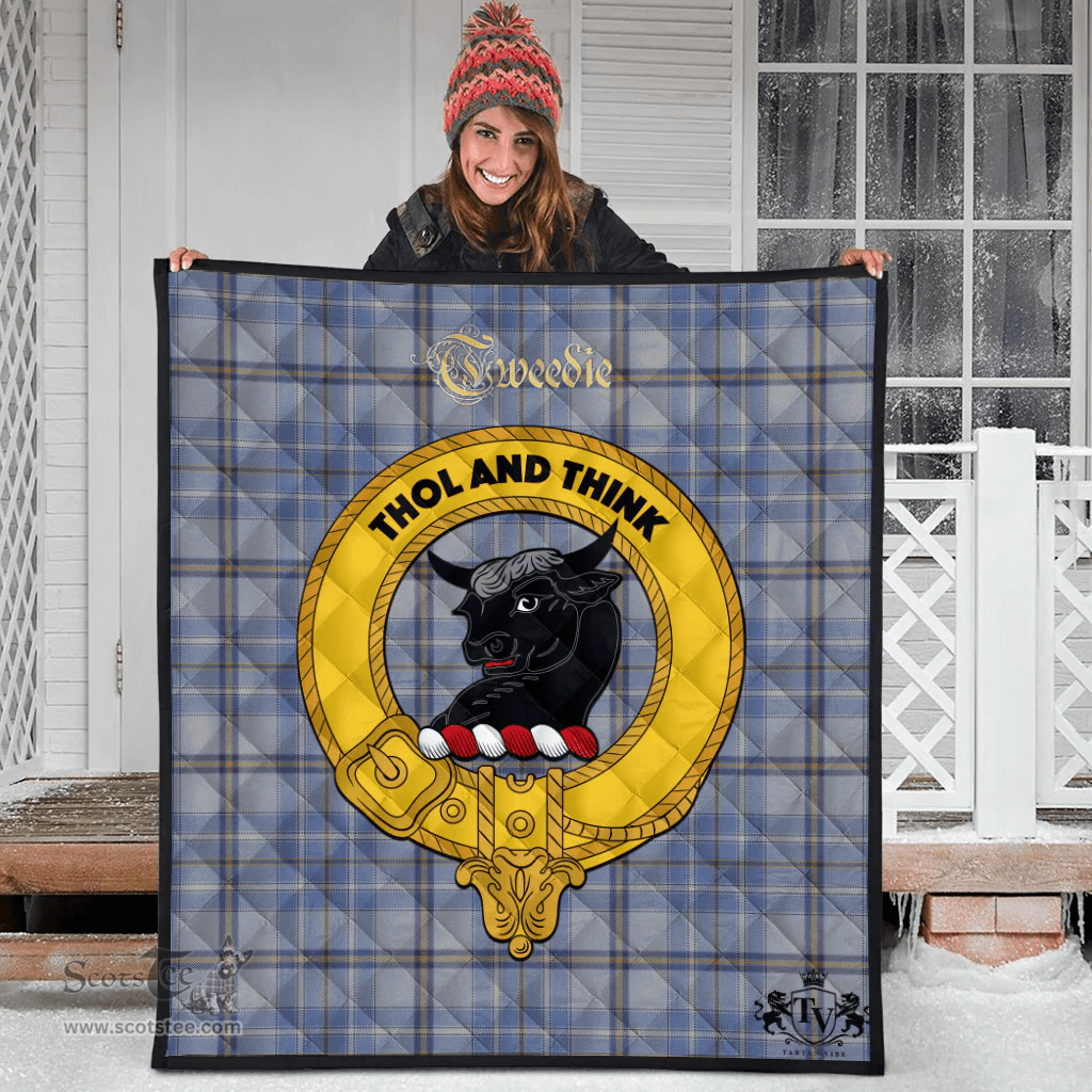 Scottish Tweedie Clan Tartan Quilt - Crest Gold Style Scottish Plaid Tartan Plaid