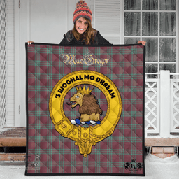 Scottish MacGregor Hunting Ancient Clan Tartan Quilt - Crest Gold Style Scottish Plaid Tartan Plaid