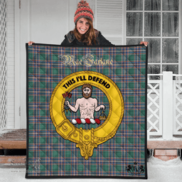 Scottish MacFarlane Hunting Ancient Clan Tartan Quilt - Crest Gold Style Scottish Plaid Tartan Plaid