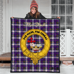 Scottish MacDonald Dress Modern Clan Tartan Quilt - Crest Gold Style Scottish Plaid Tartan Plaid