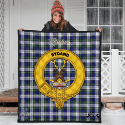 Scottish Gordon Dress Modern Clan Tartan Quilt - Crest Gold Style Scottish Plaid Tartan Plaid