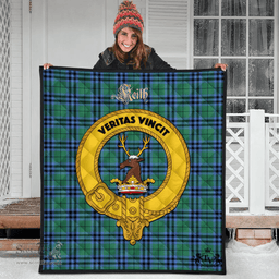 Scottish Keith Ancient Clan Tartan Quilt - Crest Gold Style Scottish Plaid Tartan Plaid