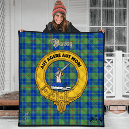 Scottish Barclay Hunting Ancient Clan Tartan Quilt - Crest Gold Style Scottish Plaid Tartan Plaid