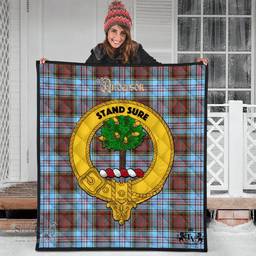 Scottish Anderson Ancient Clan Tartan Quilt - Crest Gold Style Scottish Plaid Tartan Plaid