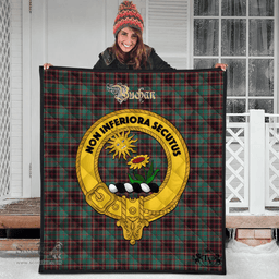 Scottish Buchan Ancient Clan Tartan Quilt - Crest Gold Style Scottish Plaid Tartan Plaid