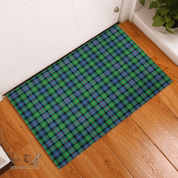 Scottish Murray of Atholl Ancient Clan Tartan Rubber Door Mat - Classic Scottish Plaid Tartan Plaid