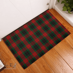 Scottish Skene of Cromar 02 Clan Tartan Rubber Door Mat - Classic Scottish Plaid Tartan Plaid