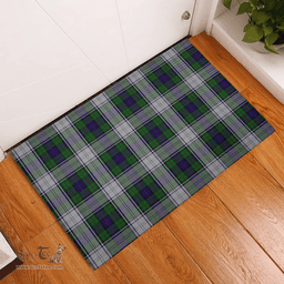 Scottish Murray of Atholl Dress Clan Tartan Rubber Door Mat - Classic Scottish Plaid Tartan Plaid