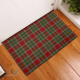 Scottish MacLeod of Gesto 02 Clan Tartan Rubber Door Mat - Classic Scottish Plaid Tartan Plaid