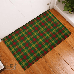Scottish MacMillan Society of Glasgow Clan Tartan Rubber Door Mat - Classic Scottish Plaid Tartan Plaid