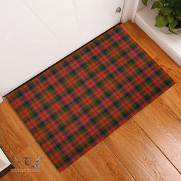 Scottish MacNaughton 02 Clan Tartan Rubber Door Mat - Classic Scottish Plaid Tartan Plaid