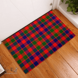 Scottish Gow of Skeoch Clan Tartan Rubber Door Mat - Classic Scottish Plaid Tartan Plaid