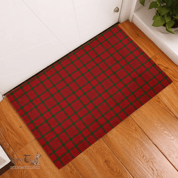 Scottish MacDonell of Keppoch 02 Clan Tartan Rubber Door Mat - Classic Scottish Plaid Tartan Plaid
