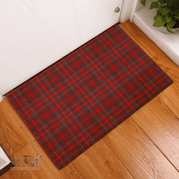 Scottish MacDonald of Staffa 02 Clan Tartan Rubber Door Mat - Classic Scottish Plaid Tartan Plaid