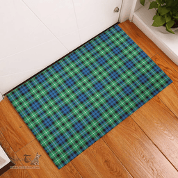 Scottish Graham of Montrose Ancient Clan Tartan Rubber Door Mat - Classic Scottish Plaid Tartan Plaid