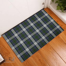 Scottish Cockburn of Ormiston Dress Clan Tartan Rubber Door Mat - Classic Scottish Plaid Tartan Plaid