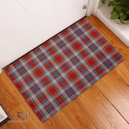 Scottish Drummond of Perth Dress 02 Clan Tartan Rubber Door Mat - Classic Scottish Plaid Tartan Plaid
