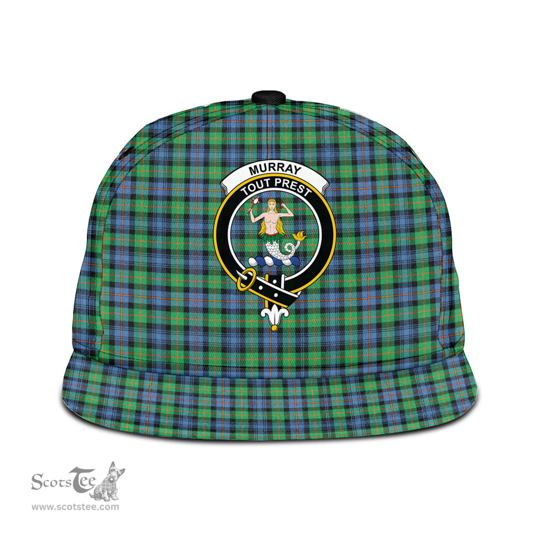Scottish Murray of Atholl Ancient Clan Tartan Snapback Hat - Crest Classic Scottish Plaid Tartan Plaid