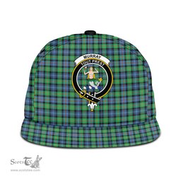 Scottish Murray of Atholl Ancient Clan Tartan Snapback Hat - Crest Classic Scottish Plaid Tartan Plaid