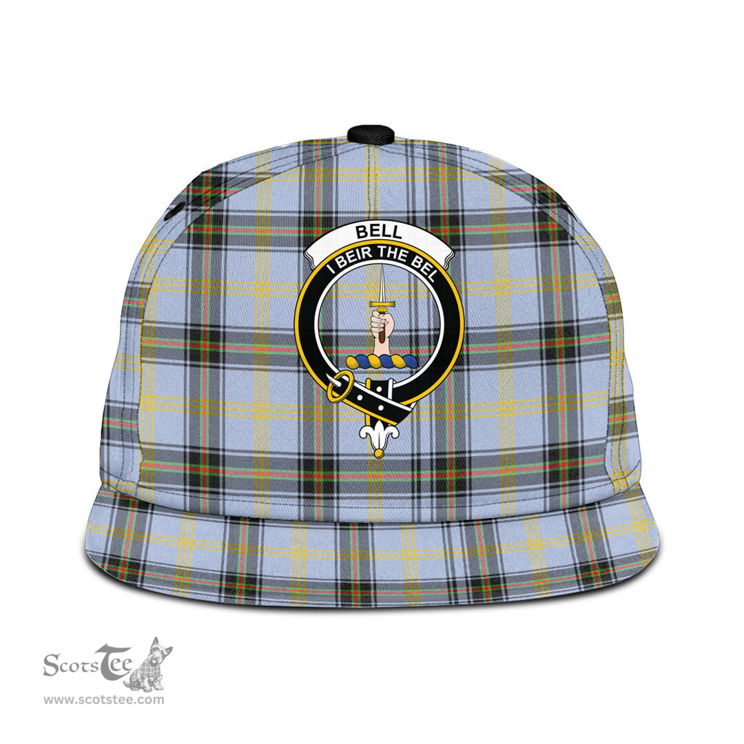 Scottish Bell of the Borders Clan Tartan Snapback Hat - Crest Classic Scottish Plaid Tartan Plaid