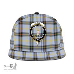 Scottish Bell of the Borders Clan Tartan Snapback Hat - Crest Classic Scottish Plaid Tartan Plaid