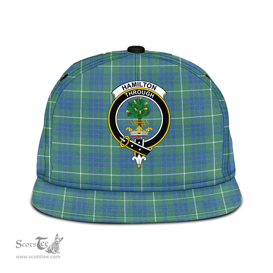 Scottish Hamilton Hunting Ancient Clan Tartan Snapback Hat - Crest Classic Scottish Plaid Tartan Plaid