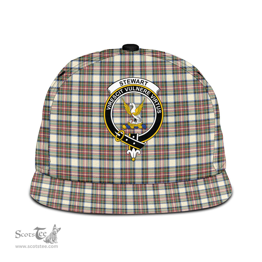 Scottish Stewart Dress Ancient Clan Tartan Snapback Hat - Crest Classic Scottish Plaid Tartan Plaid