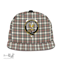 Scottish Stewart Dress Ancient Clan Tartan Snapback Hat - Crest Classic Scottish Plaid Tartan Plaid