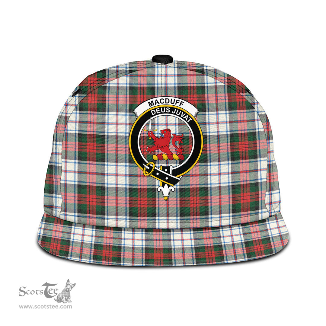 Scottish MacDuff Dress Modern Clan Tartan Snapback Hat - Crest Classic Scottish Plaid Tartan Plaid