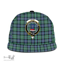 Scottish Rose Hunting Ancient Clan Tartan Snapback Hat - Crest Classic Scottish Plaid Tartan Plaid
