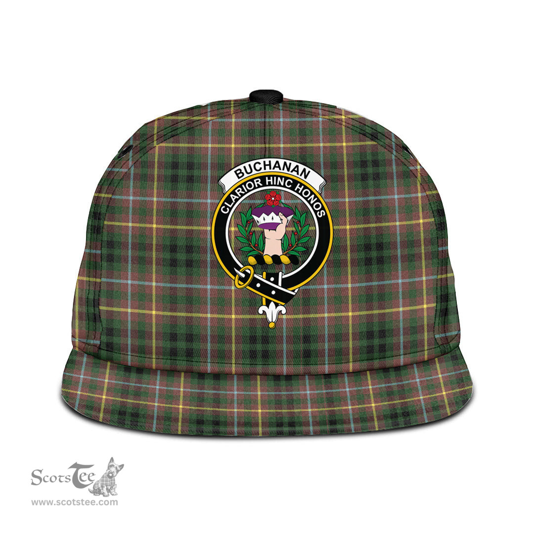 Scottish Buchanan Hunting Clan Tartan Snapback Hat - Crest Classic Scottish Plaid Tartan Plaid